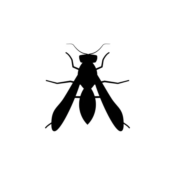 Wespensymbol. Elemente des Insektensymbols. hochwertiges Grafikdesign. Zeichen und Symbolsammlung für Webseiten, Webdesign, mobile App, Informationsgrafik — Stockvektor