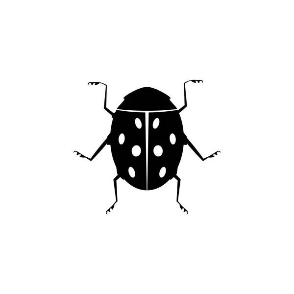 Käfersymbol. Elemente des Insektensymbols. hochwertiges Grafikdesign. Zeichen und Symbolsammlung für Webseiten, Webdesign, mobile App, Informationsgrafik — Stockvektor