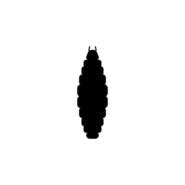 Larven-Symbol. Elemente des Insektensymbols. hochwertiges Grafikdesign. Zeichen und Symbolsammlung für Webseiten, Webdesign, mobile App, Informationsgrafik — Stockvektor