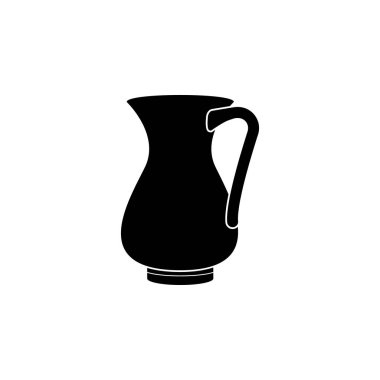 süt simgesi sürahi. Mutfak eşyaları simgesinin öğesi. Üstün kaliteli grafik tasarım. Web siteleri, web tasarımı, mobil uygulama için işaretler, anahat sembolleri toplama simgesi