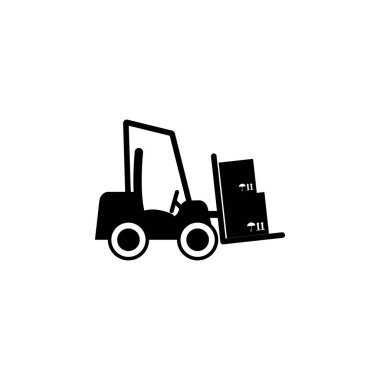 ambar yükleyici simgesi. Lojistik simgesinin öğesi. Üstün kaliteli grafik tasarım simgesi. Web siteleri, web tasarımı, mobil uygulama için işaretler ve semboller toplama simgesi