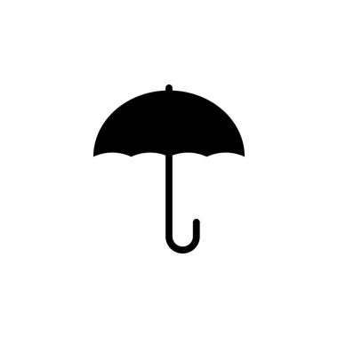 şemsiye işareti simgesi. Lojistik simgesinin öğesi. Üstün kaliteli grafik tasarım simgesi. Web siteleri, web tasarımı, mobil uygulama için işaretler ve semboller toplama simgesi