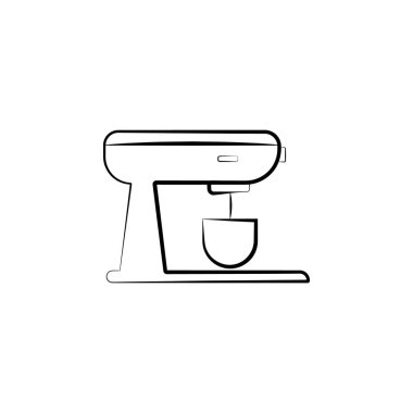 sabit karıştırıcı simgesi. Elektrikli aygıtlar simgesinin öğesi. Üstün kaliteli grafik tasarım. İşaretler, web siteleri için semboller toplama simgesi, web tasarımı, beyaz arka planda mobil uygulama