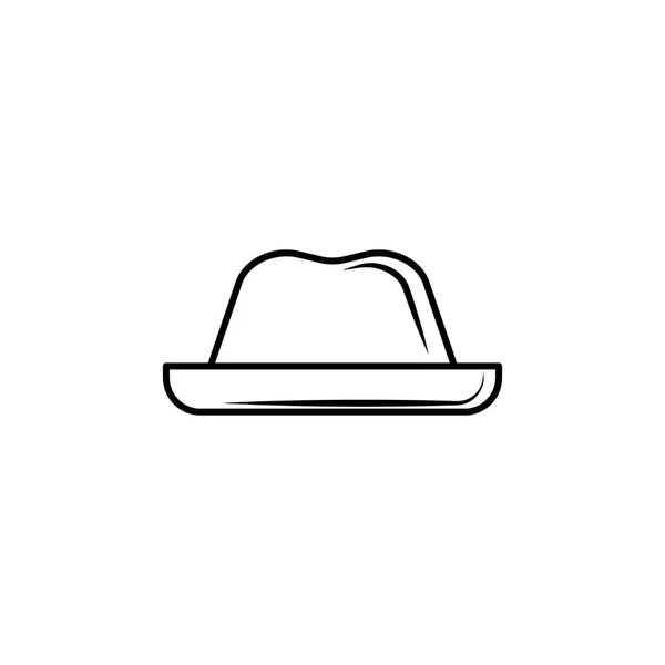 Panamahatt-ikonen — Stock vektor