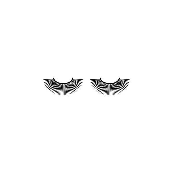 Ícone das pestanas oculares — Vetor de Stock