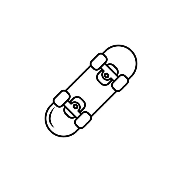 Значок скейтборда — стоковый вектор