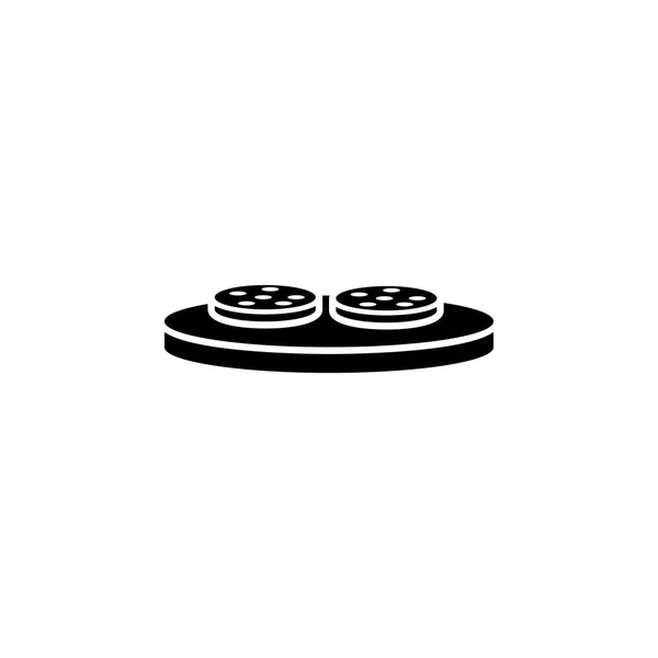 Fried steak... illustration. Element of meat product icon for mobile concept and web apps. Isolated fried steak... icon can be used for web and mobile. Premium icon — Stock Vector