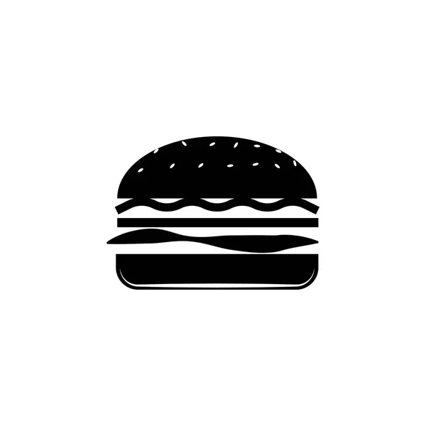 Hamburger obrázek. Prvek ikony masného výrobku pro mobilní koncepci a webové aplikace. Izolovaná ikona hamburger může být použita pro web a mobilní zařízení. Ikona Premium — Stockový vektor