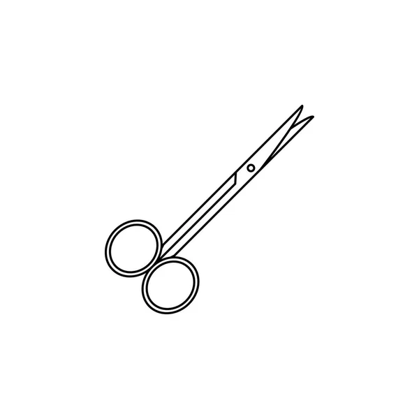 Chirurgische Schere Linie Symbol. Element des Symbols Medikamentenwerkzeuge. hochwertiges Grafikdesign. Schilder, Symbolsammlung, einfaches Symbol für Webseiten, Webdesign, mobile App — Stockvektor