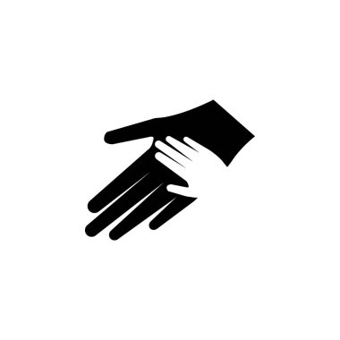 elinizin simgesinin avuç içinde el. Anneler günü simgesinin öğesi. Üstün kaliteli grafik tasarım simgesi. Web siteleri, web tasarımı, mobil uygulama için işaretler ve semboller toplama simgesi