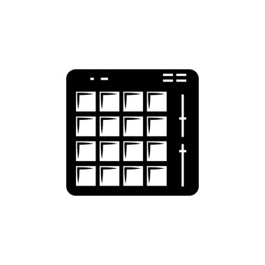 mikser simgesi. Müzik simgesiöğesi. Üstün kaliteli grafik tasarım simgesi. Web siteleri, web tasarımı, mobil uygulama için işaretler ve semboller toplama simgesi