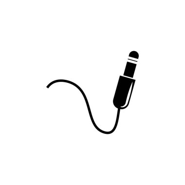 kulaklık kablosu simgesi. Müzik simgesiöğesi. Üstün kaliteli grafik tasarım simgesi. Web siteleri, web tasarımı, mobil uygulama için işaretler ve semboller toplama simgesi