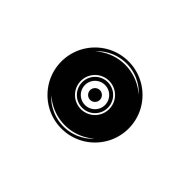 müzik plakası simgesi. Müzik simgesiöğesi. Üstün kaliteli grafik tasarım simgesi. Web siteleri, web tasarımı, mobil uygulama için işaretler ve semboller toplama simgesi