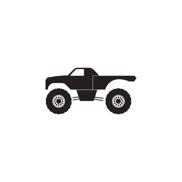 Monstre camions icône. Monster Trucks icône de l'élément. Icône design graphique de qualité supérieure. Signes de bébé, icône de collection de symboles de contour pour les sites Web, conception Web, application mobile — Image vectorielle