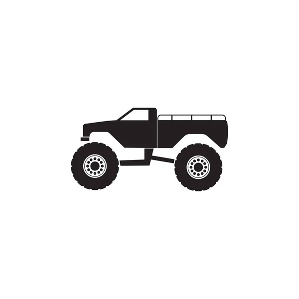Icona dei monster truck. Mostro camion elemento icona. Icona di design grafico di alta qualità. Baby Signs, icona di raccolta simboli di contorno per siti web, web design, app mobile — Vettoriale Stock