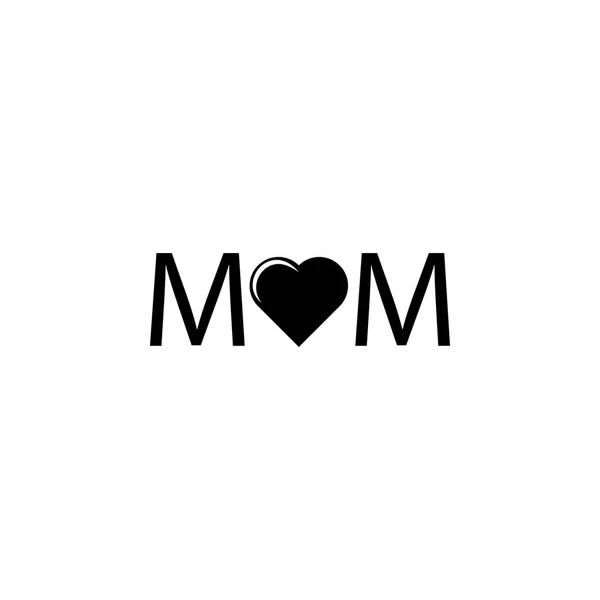 M heart icon. Element of mothers day icon. Premium quality graphic design icon. Signs and symbols collection icon for websites, web design, mobile app — Stok Vektör