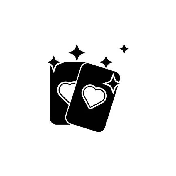 fal kartı simgesi. Popüler sihirli ikon unsuru. Üstün kaliteli grafik tasarım. İşaretler, web siteleri için semboller toplama simgesi, web tasarımı, beyaz arka plan üzerinde