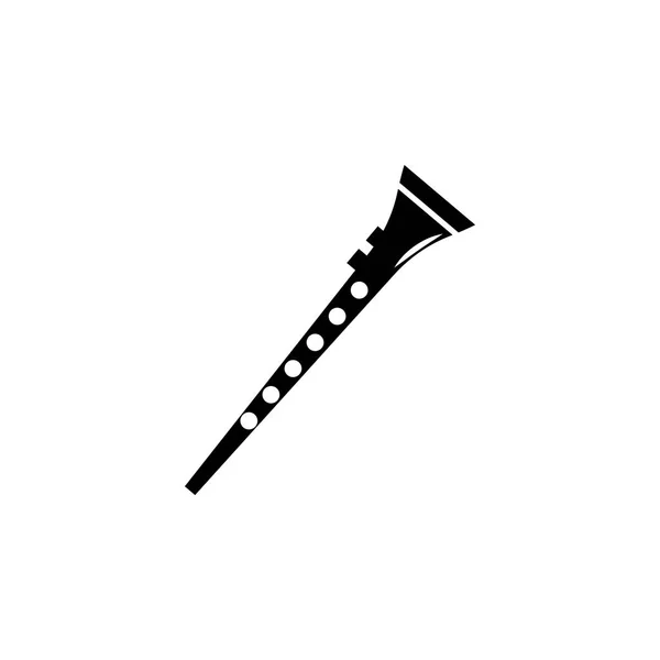 Ícone de clarinete. Elemento do ícone da música. Ícone de design gráfico de qualidade premium. Ícone de coleção de sinais e símbolos para sites, web design, aplicativo móvel —  Vetores de Stock