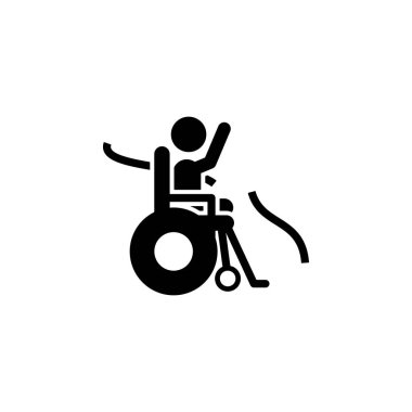 zorluk simgesi nin üstesinden gelmektir. Meydan okuma illüstrasyon üstesinden unsuru. Web siteleri için işaretler ve semboller toplama simgesi, beyaz arka planda mobil uygulama