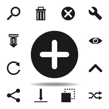 Kullanıcı eklemek artı simgesi. Web illüstrasyon simgeleri kümesi. işaretler, semboller Web, logo, mobil uygulama, ui, UX için kullanılabilir