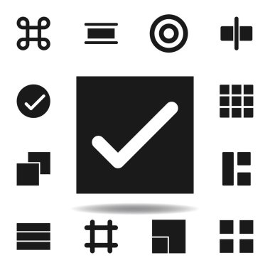 Kullanıcı Web sitesi onay simgesi. Web illüstrasyon simgeleri kümesi. işaretler, semboller Web, logo, mobil uygulama, ui, UX için kullanılabilir