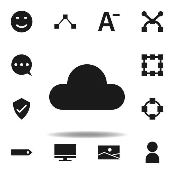 Иконка пользователя на сайте. набор иконок веб-иллюстраций. знаки, символы могут быть использованы для веб, логотип, мобильное приложение, пользовательский интерфейс, UX — стоковый вектор