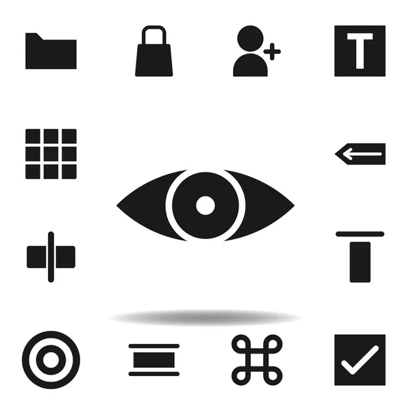 Felhasználó website szem ikon. webes illusztrációs ikonok halmazát. jeleket, szimbólumokat lehet használni a weben, logó, mobil alkalmazás, UI, UX — Stock Vector
