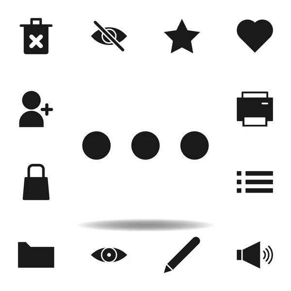Иконка меню сайта пользователя. набор иконок веб-иллюстраций. знаки, символы могут быть использованы для веб, логотип, мобильное приложение, пользовательский интерфейс, UX — стоковый вектор