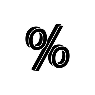 yüzde simgesi. Popüler satış simgesinin unsuru. Üstün kaliteli grafik tasarım. Web siteleri için işaretler, semboller koleksiyon simgesi, internet tasarımı,