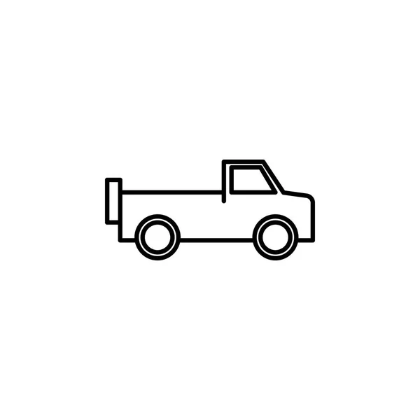 Pickup-Symbol. Element der Safari für mobile Konzepte und Web-Apps Illustration. Thin Line Icon für Website-Design und -Entwicklung, App-Entwicklung — Stockvektor