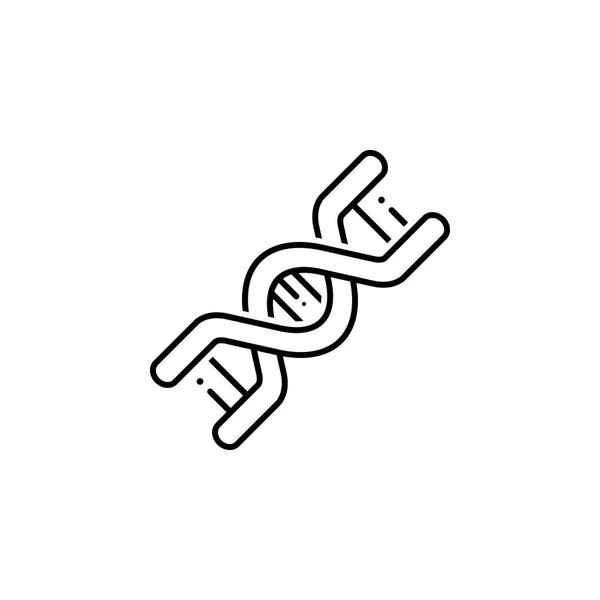 Genetics icon. Element of science illustration. Thin line illustration for website design and development, app development. Premium outline icon — Stock Vector