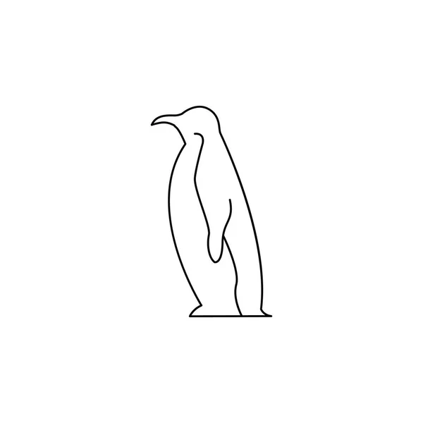 Pinguïn pictogram. Element van de populaire zee dieren icoon. Hoogwaardig grafisch ontwerp. Tekenen, symbolen collectie icoon voor websites, webdesign, — Stockvector