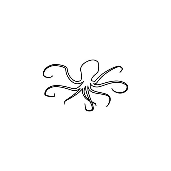 Krake icon.element der beliebten Meerestiere Symbol. hochwertiges Grafikdesign. Zeichen, Symbolsammlung für Webseiten, Webdesign, — Stockvektor