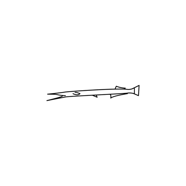Garfish icon.Element of popular sea animals icon. Premium quality graphic design. Signs, symbols collection icon for websites, web design, — Stock Illustration Garfish icon.Element of popular sea animals icon. Premium quality graphic design. Signs, symbols collection icon for websites, web design, Stock Vector