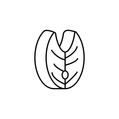 Deniz ürünleri, bir parça balık ikonu. Deniz ürünleri çizimleri ayrıntılı seti. Asya mutfağı illüstrasyon unsuru. Web siteleri, web tasarımı, mobil uygulama için koleksiyon simgelerinden biri