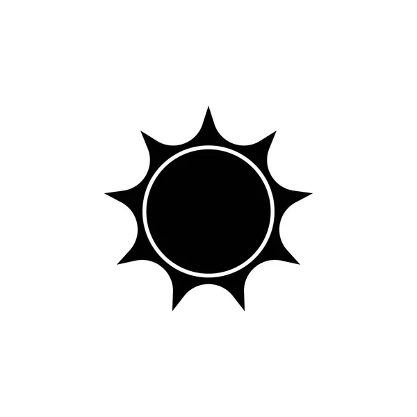 Het Sun-pictogram. Element van strandvakanties icoon voor mobiel concept en web apps. Geïsoleerd het Sun-pictogram kan worden gebruikt voor het web en mobiel. Premium-pictogram — Stockvector