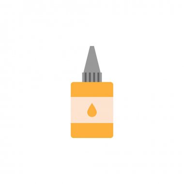 tutkal renkli simgesi. Eğitim illüstrasyon simgesinin öğesi. Üstün kaliteli grafik tasarım. Web siteleri, web tasarımı, mobil uygulama, Ui, Ux için işaretler ve sembol toplama simgesi