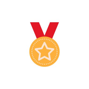 madalya renkli simge. Eğitim illüstrasyon simgesinin öğesi. Üstün kaliteli grafik tasarım. Web siteleri, web tasarımı, mobil uygulama, Ui, Ux için işaretler ve sembol toplama simgesi