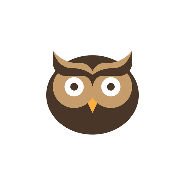 Icône couleur hibou. Élément de l'illustration de l'éducation icône. Design graphique de qualité supérieure. Signes et icône de collection de symboles pour les sites Web, web design, application mobile, UI, UX — Image vectorielle