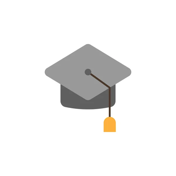 Mortarboard gekleurd pictogram. Element van onderwijs illustratie pictogram. Hoogwaardig grafisch ontwerp. Pictogram tekenen en symbool verzameling voor websites, webdesign, mobiele app, ui, UX — Stockvector