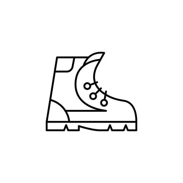 Boot outline icon. Element of summer camp icon. Premium quality graphic design. Signs and symbol collection icon for websites, web design, mobile app, UI, UX — Stock Vector