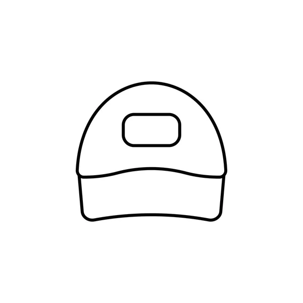 帽子盖线图标。帽子元素图标 — 图库矢量图片