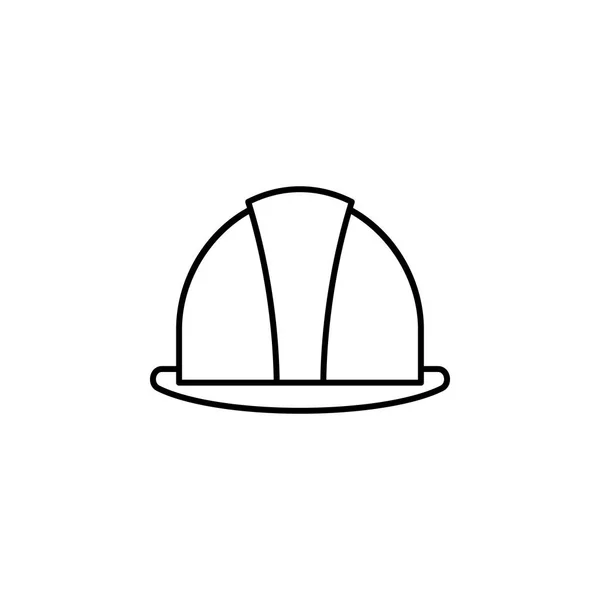 Cappelli casco linea icona. Elemento di icona cappelli Grafiche Vettoriali