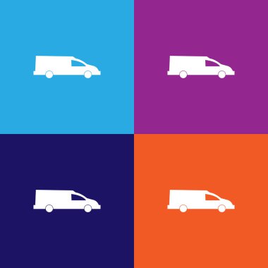 Tabut taşımacılığı, cenaze arabası simgesi çok renkli arka plan