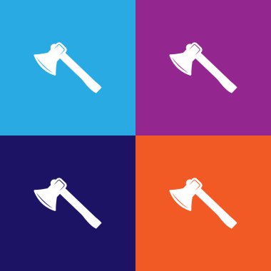 ax premium kalite simgesi. Soyutlama simgesi elemanları. Web siteleri, web tasarımı, çok renkli arkaplan üzerindeki mobil uygulama için işaretler ve semboller koleksiyonu simgesi