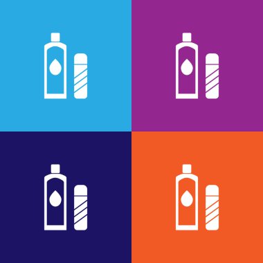 Losyon ikonu. Banyo ve sauna unası ikonu. işaretler, taslak semboller koleksiyon simgesi web siteleri, web tasarımı, mobil uygulama, bilgi grafikleri çok renkli arkaplan