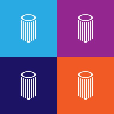 Araba yağı filtresi taslak simgesi. Araba tamir ikonu elementleri. İşaretler ve semboller renkli arkaplanda ağ, logo, mobil uygulama, UI, UX için kullanılabilir