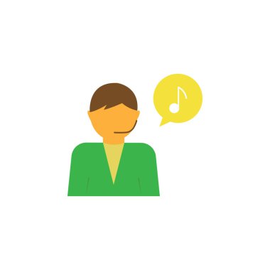 Danışman çizgisi simgesi. İşaretler ve semboller beyaz arkaplanda ağ, logo, mobil uygulama, UI, UX için kullanılabilir