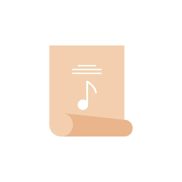 歌曲线图标 符号和符号可用于白色背景的Web Logo Mobile App — 图库矢量图片