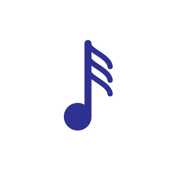 Trente Deuxième Icône Ligne Note Musicale Signes Symboles Peuvent Être — Image vectorielle